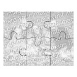 Customizable Photo "Mock" Puzzle Card-6 pieces Invites