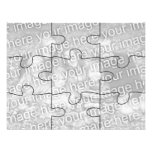 Customizable Photo "Mock" Puzzle Card-9 pieces Custom Announcement