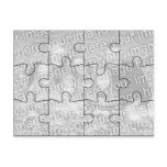 Customizable Photo "Mock" Puzzle Post Card