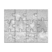Customizable Photo "Mock" Puzzle Post Card