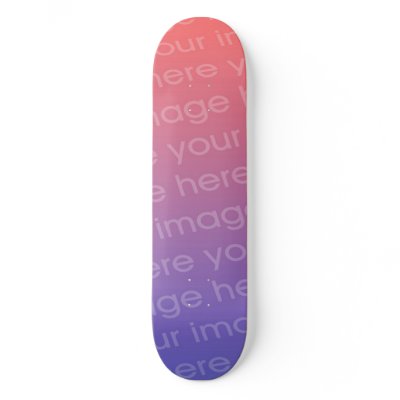 Customizable Photo Mural Skateboard Centre by coolboards