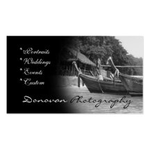 Customizable Photography Business Card