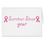 Customizable Pink Ribbon Card