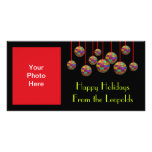 Customizable Pop Peace Ornaments Picture Card