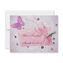 Customizable Pretty Pink Butterfly Design