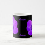 Customizable Purple Anemone Flower Mug