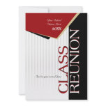 Customizable Red Class Reunion Invitation