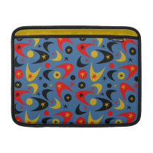 Customizable Retro Boomerangs & Starbursts Sleeve For MacBook Air