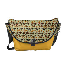 Customizable Retro Boomerangs & Starbursts Commuter Bag