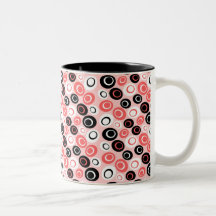 Customizable Retro Ovals Mug