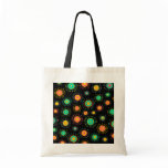 Customizable Retro Starburst Canvas Bag