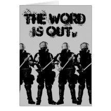 Customizable Riot Cop Card