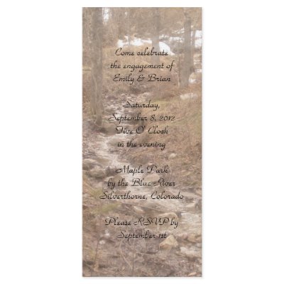 Customizable River Scenery program Rack Cards by ArtisticAttitude