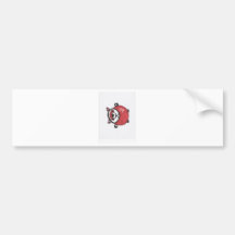 Customizable Ruby cartoon merchandise Bumper Stickers