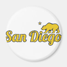 Customizable San Diego Magnet