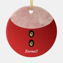 Customizable Santa Christmas Ornament 2010