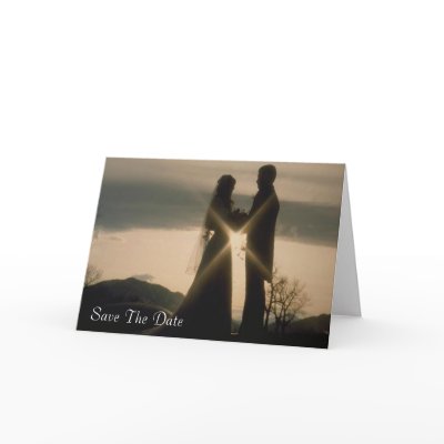 Customizable Save The Date Greeting Cards by weddingpartygifts