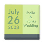 Customizable Save the Date Magnet