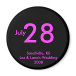 Customizable Save the Date Magnet