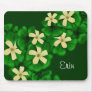 CUSTOMIZABLE Shamrocks and Clover Mousepad