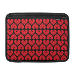 Customizable Smiley Hearts Sleeves For MacBook Air