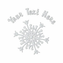 Customizable Snowflake Embroidered Shirt