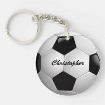 Customizable Soccer Ball Acrylic Keychains