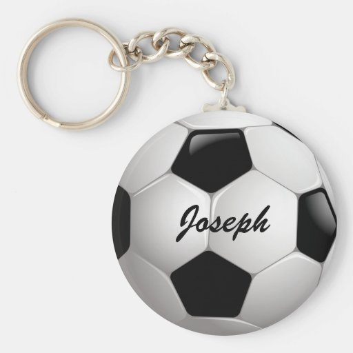 Customizable Soccer Ball Keychain