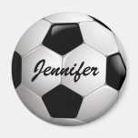 Customizable Soccer Ball Refrigerator Magnet