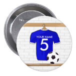 Customizable Soccer Shirt  Party award Buttons
