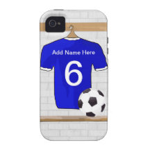 Customizable Soccer Shirt Vibe iPhone 4 Case