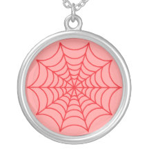 Customizable Spider Web Necklace