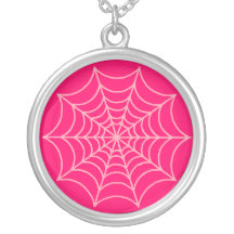 Customizable Spider Web Necklaces
