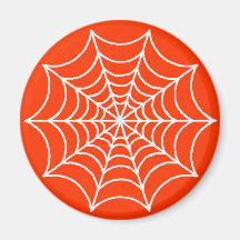 Customizable Spider Webs Fridge Magnet