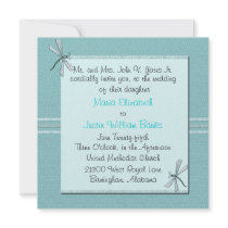 Customizable Square Wedding Invitation