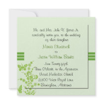 Customizable Square Wedding Invitation