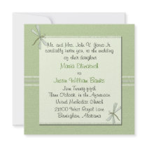 Customizable Square Wedding Invitation
