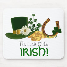 CUSTOMIZABLE St. Patrick's Day Design Mousepad