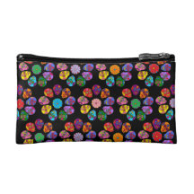 Customizable Sugar Skulls Cosmetic Bag