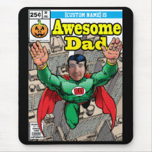 Customizable Super Hero Mousepad
