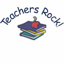 Customizable Teacher or Librarian Embroid. Polo