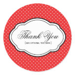 Customizable Thank You Sticker Label