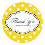 Customizable Thank You Sticker Label