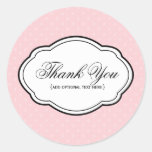 Customizable Thank You Sticker Label