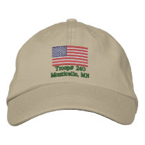 Customizable Troop Hat Baseball Cap