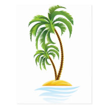 Customizable Tropics Post Card