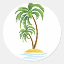 Customizable Tropics Stickers