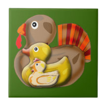 Customizable Turducken Design Ceramic Tiles