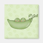 Customizable Two Peas in a Pod magnet