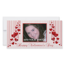 Customizable Valentine Photo Card.